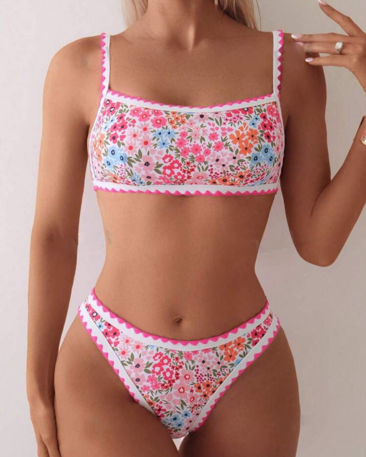 Floral bikini set